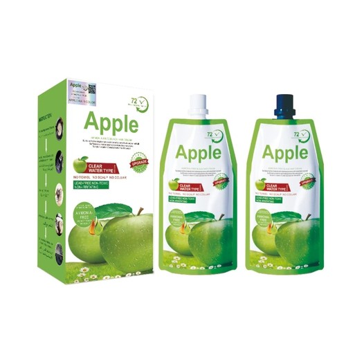 Apple black darkbrown hair dye - apple,