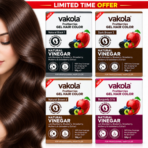 200ml vakola hair dye - dye, gel