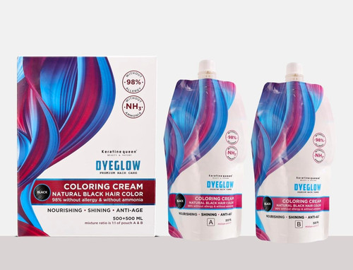Dyeglow hair dye - dye, cream
