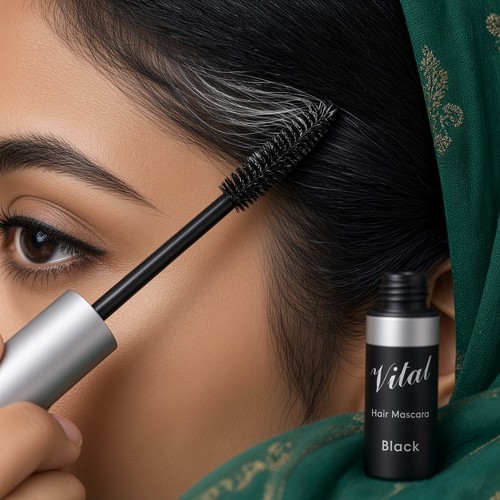 Vital hair mascara black - mascara,
