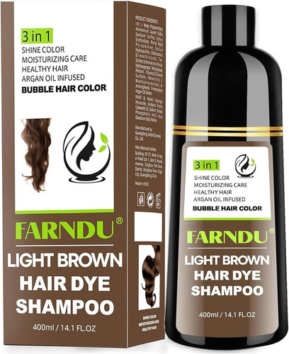 Light brown hair dye - hair, shampo